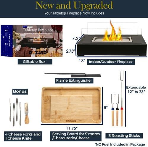 Cozy Nights Ahead: Our Review‌ of the ROZATO Tabletop Fire Pit