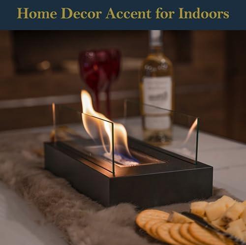 Cozy Nights Ahead: our Review of the ROZATO Tabletop ⁣Fire Pit