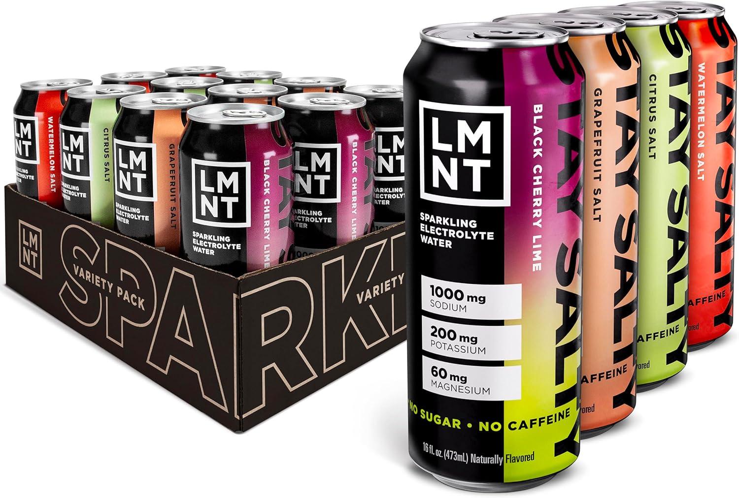 We Review the LMNT Sparkling Electrolyte Drink Variety Pack