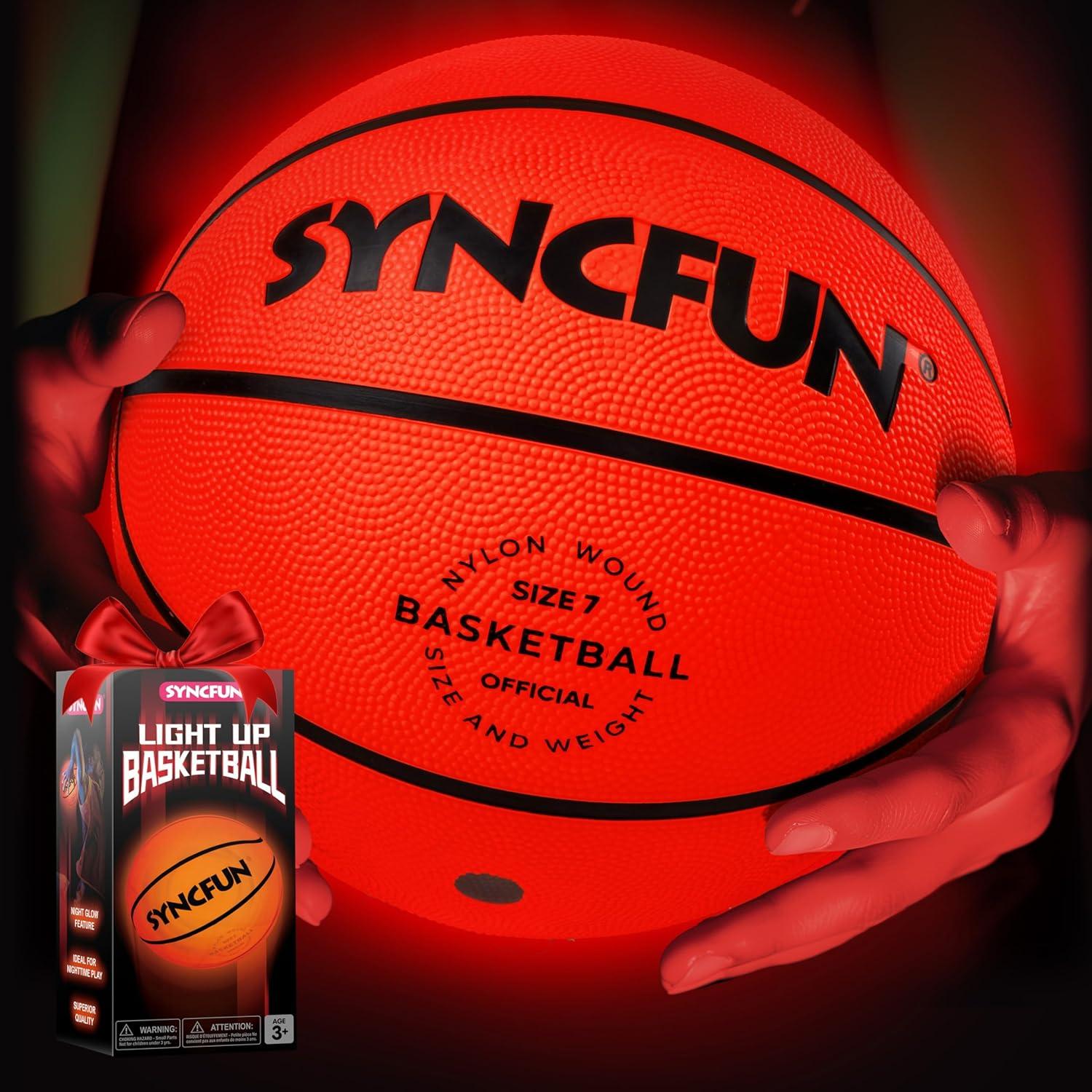 Reviewing the SYNCFUN Glow in The Dark Basketball for All
