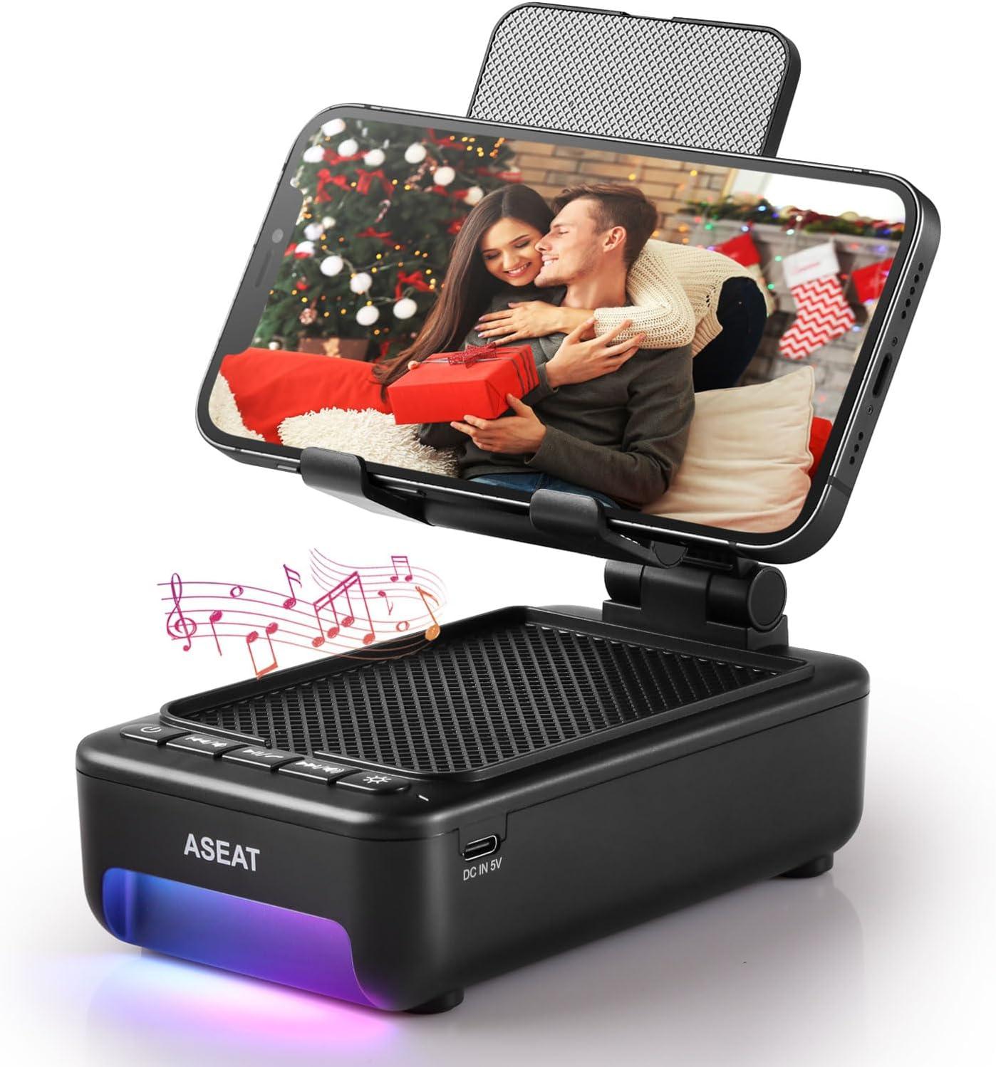 Exploring the ASEAT Cell Phone Stand with Bluetooth Speaker