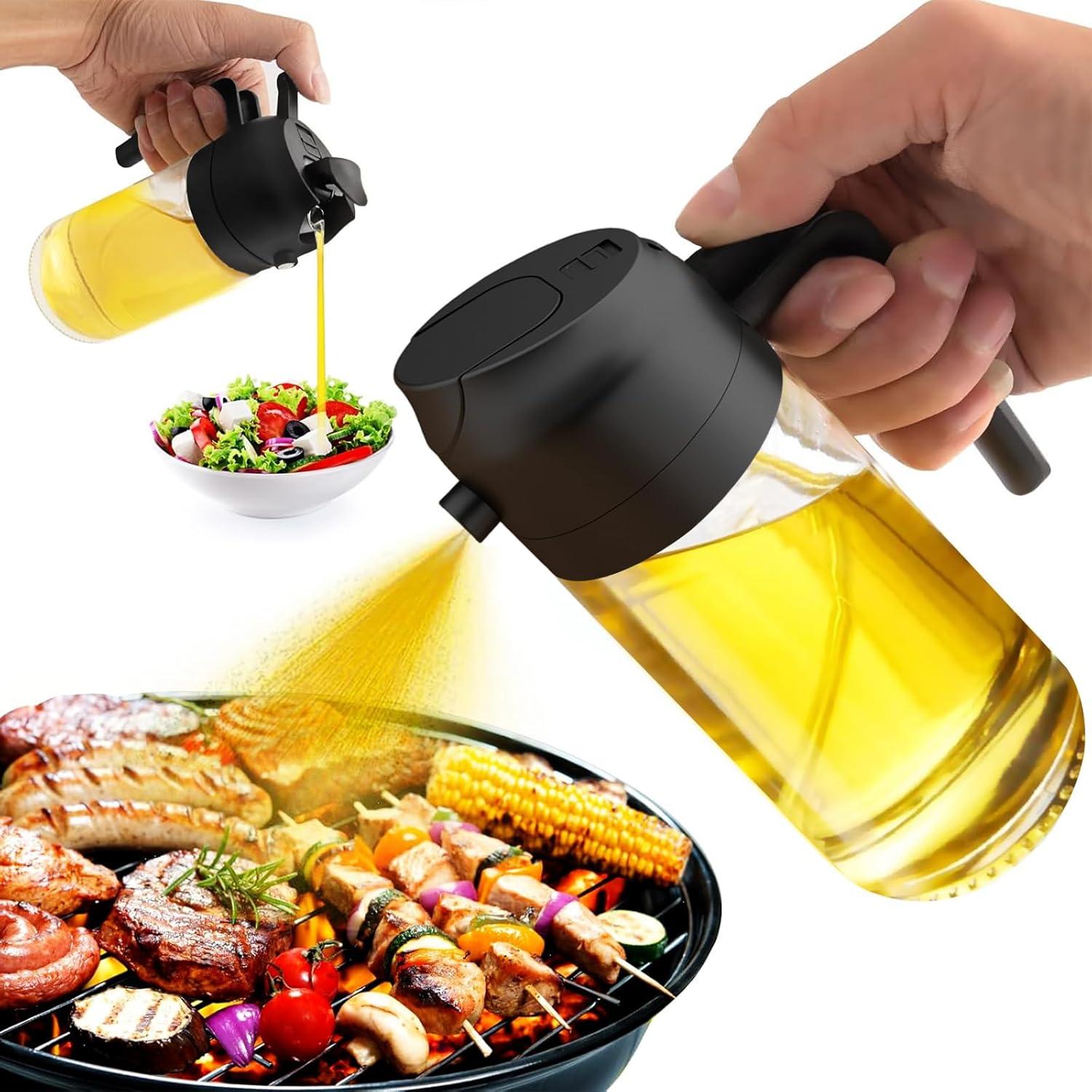 Reviewing the 2-in-1 Glass Oil Sprayer: A Kitchen Essential