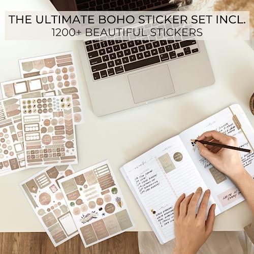 Enhancing Our Planning: Review of 1220+ Boho Planner Stickers