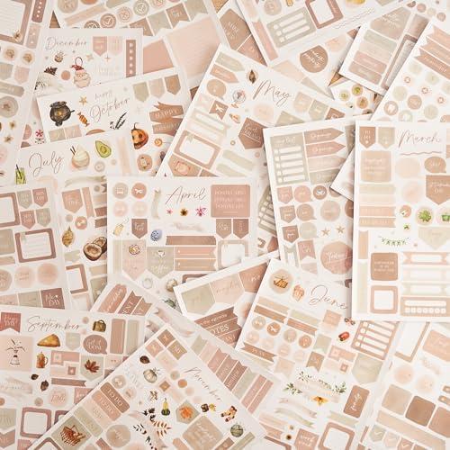 Enhancing Our Planning: Review of 1220+ Boho Planner Stickers