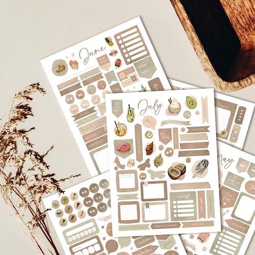 Enhancing Our Planning: Review of 1220+ Boho Planner Stickers