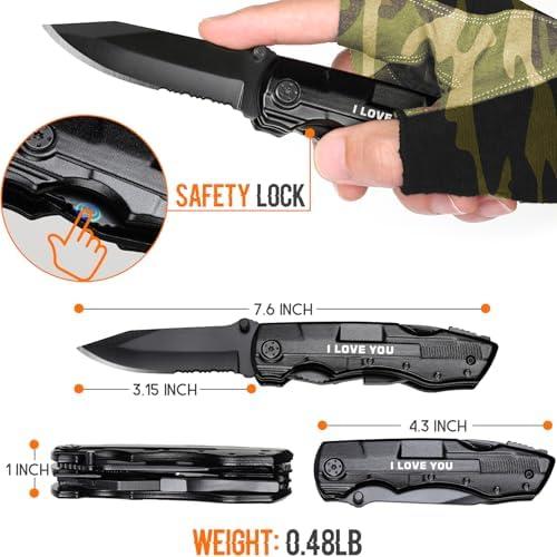 Reviewing the 'I LOVE YOU' Multitool Knife: A Gift for Him