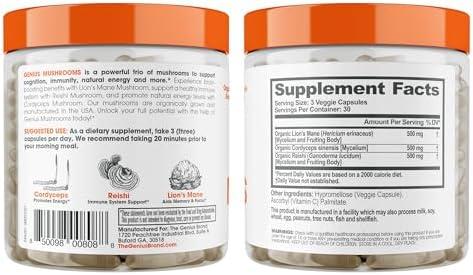Exploring the Benefits of Genius Mushroom supplement