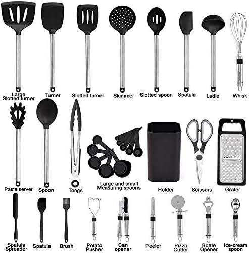 Comprehensive Review of the 33-Piece Silicone Utensil Set