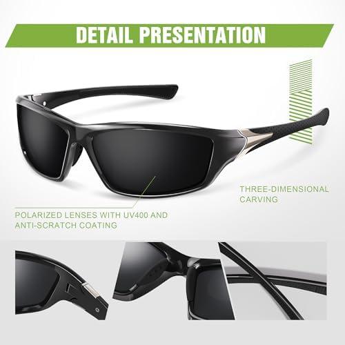 Reviewing the 3 Pack Polarized Sports Sunglasses for Men