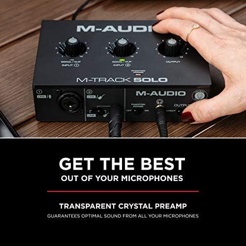 Reviewing the M-Audio M-track Solo: Our Compact Audio Solution