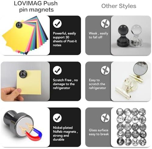 Reviewing LOVIMAG 12Pcs ‍Black Fridge Magnets: Compact Power