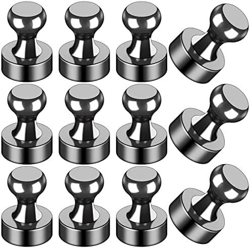 Reviewing LOVIMAG 12Pcs Black Fridge Magnets: compact ‌Power