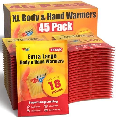 Reviewing the Large Hand & ​Body Warmers: Heat for 18 Hours