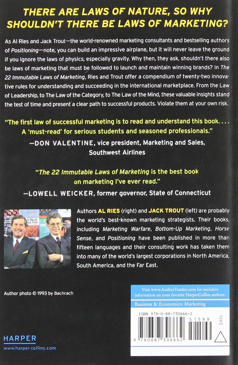 Exploring the 22‍ Immutable ‍Laws of Marketing: Insights for Success
