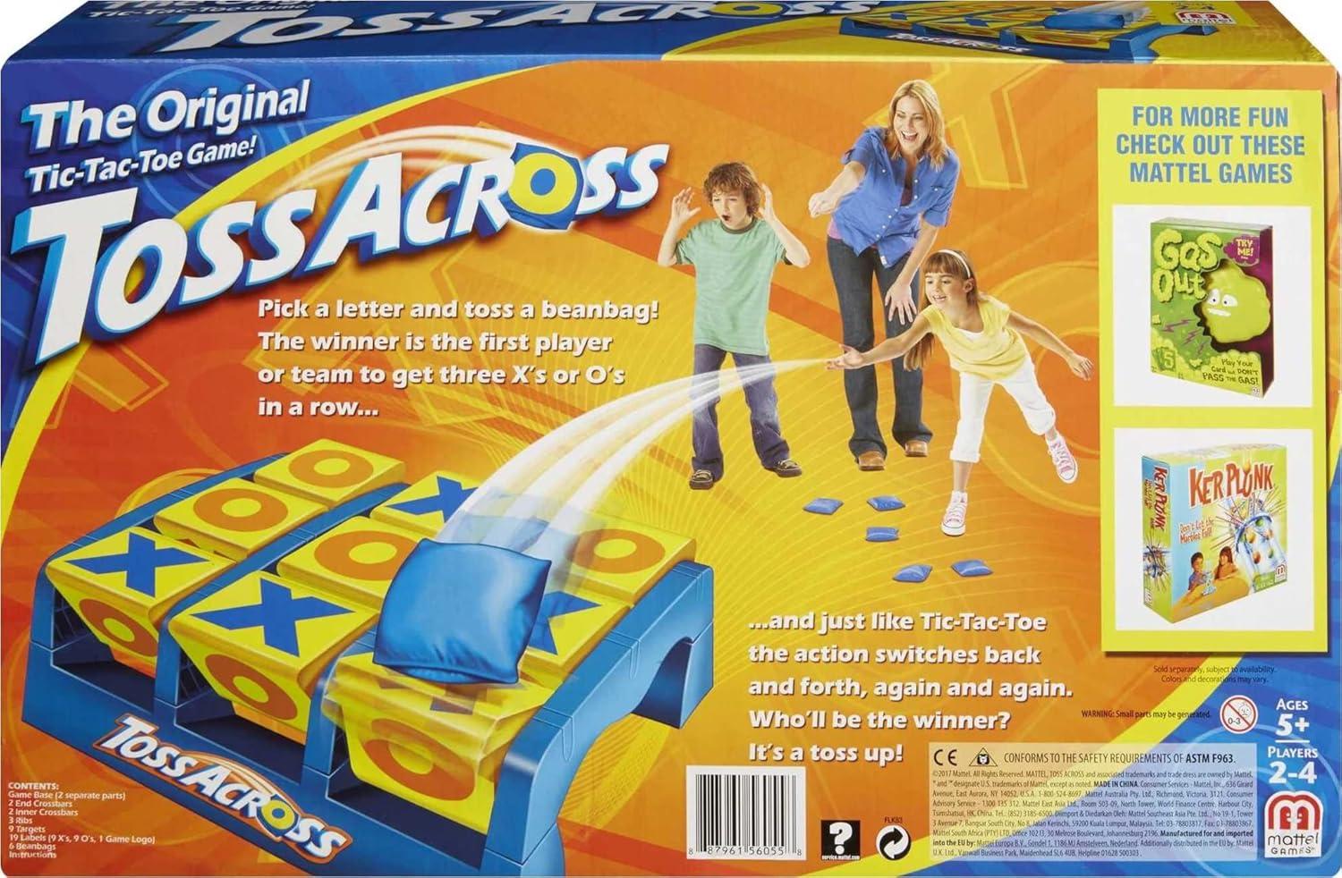 Experience Family Fun with Mattel's Toss across Game