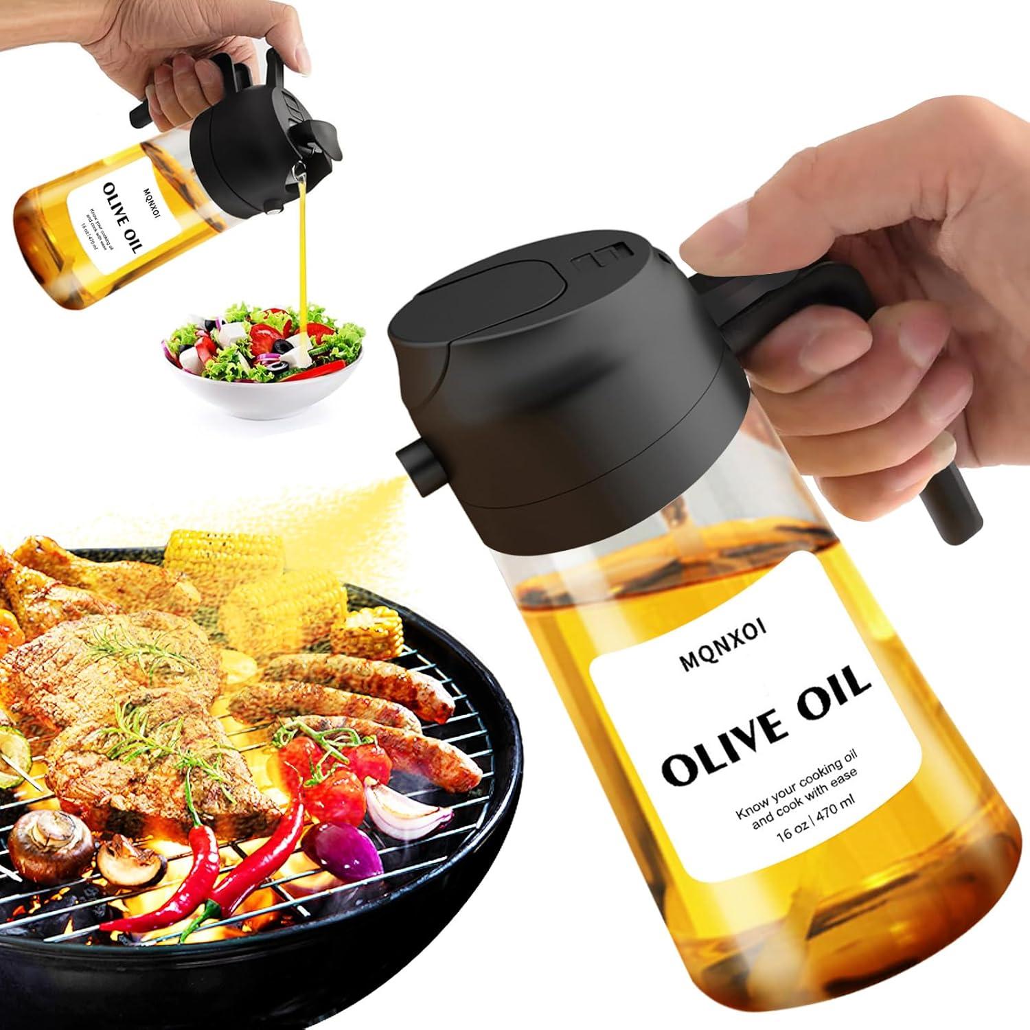 Enhancing Our Kitchen: A Review of the 2 in 1 Glass Oil Sprayer