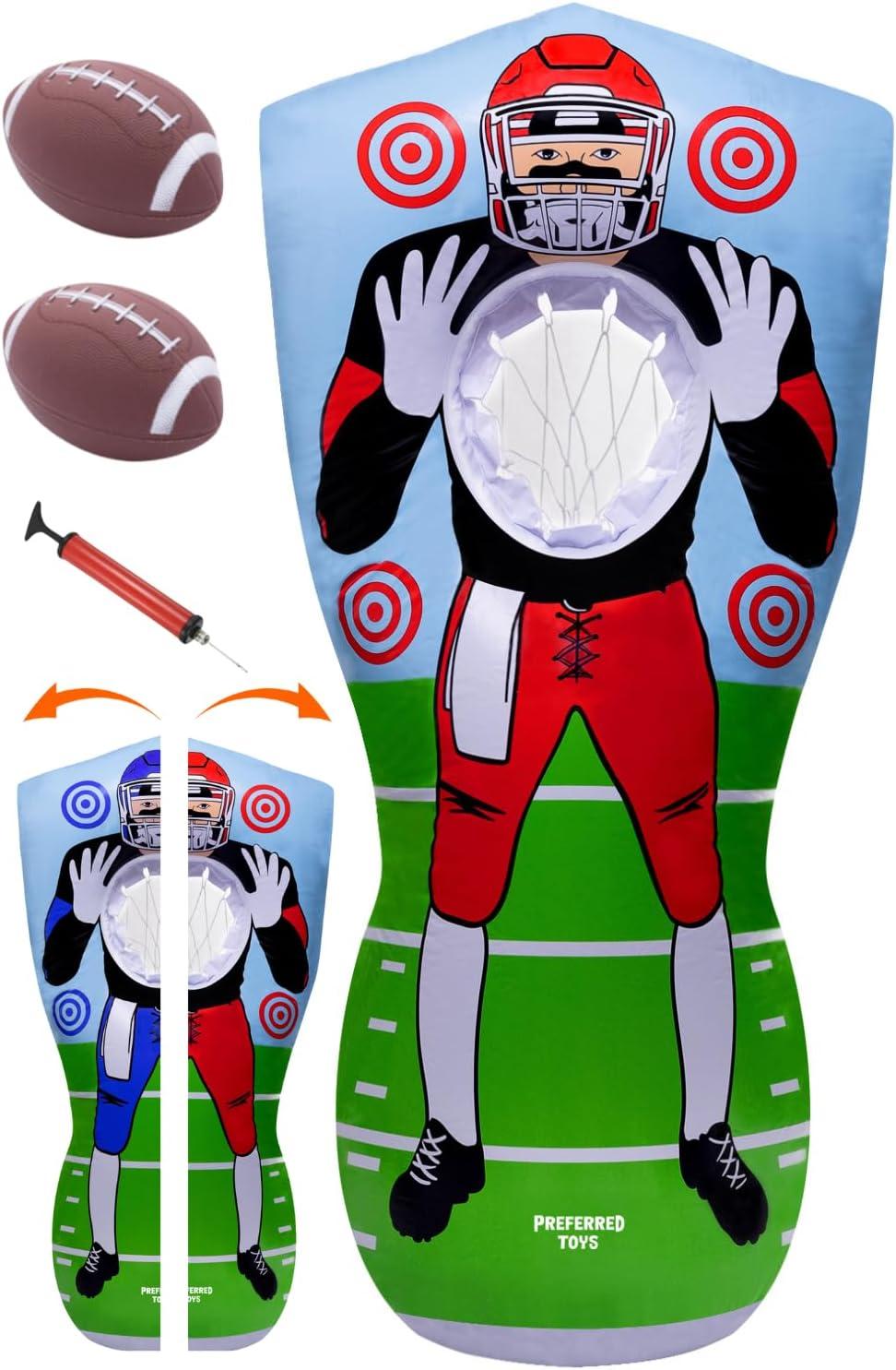 Enhancing Skills and Fun: Our Review of the Inflatable Football Target