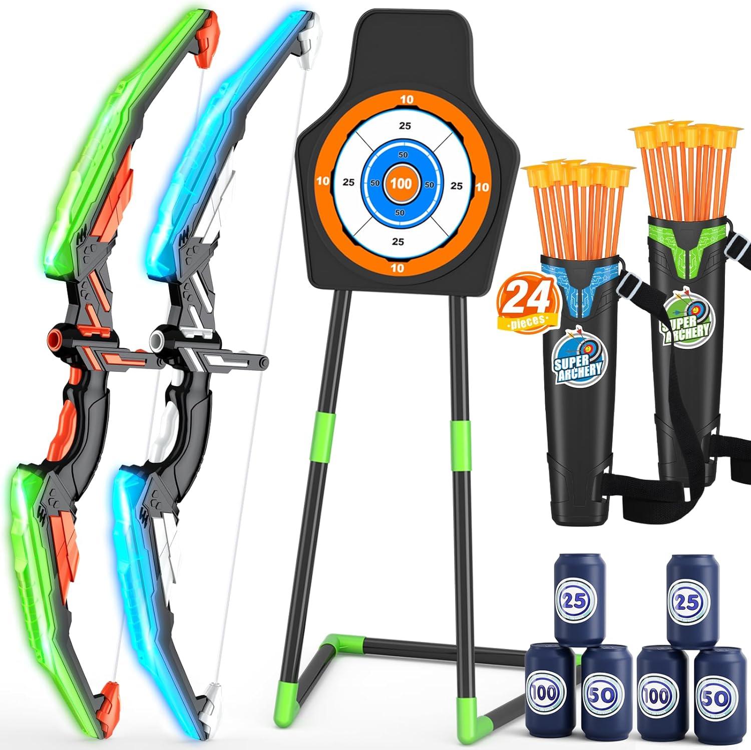 Exploring Fun and Safety: Our Review of the Kids’ LED Archery Set