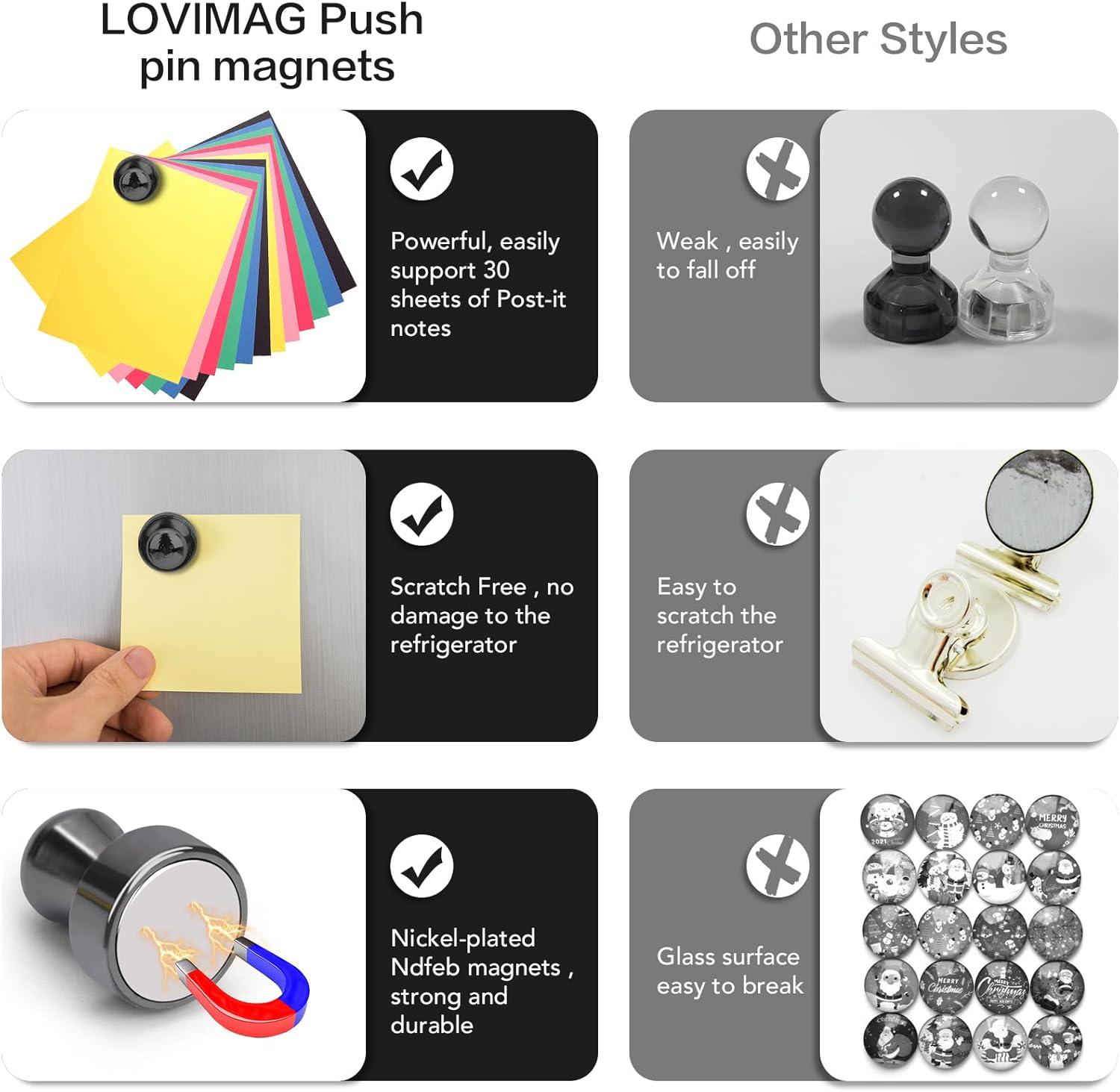 Maximizing Organization:‌ Our Review of LOVIMAG's 12Pcs Magnets