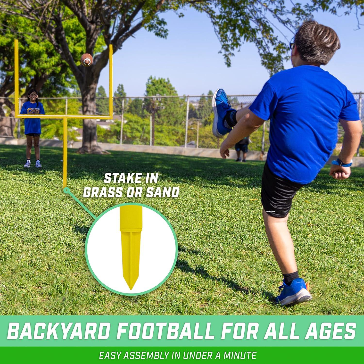 Elevate Our Backyard Games with GoSports Field Goal Post Review