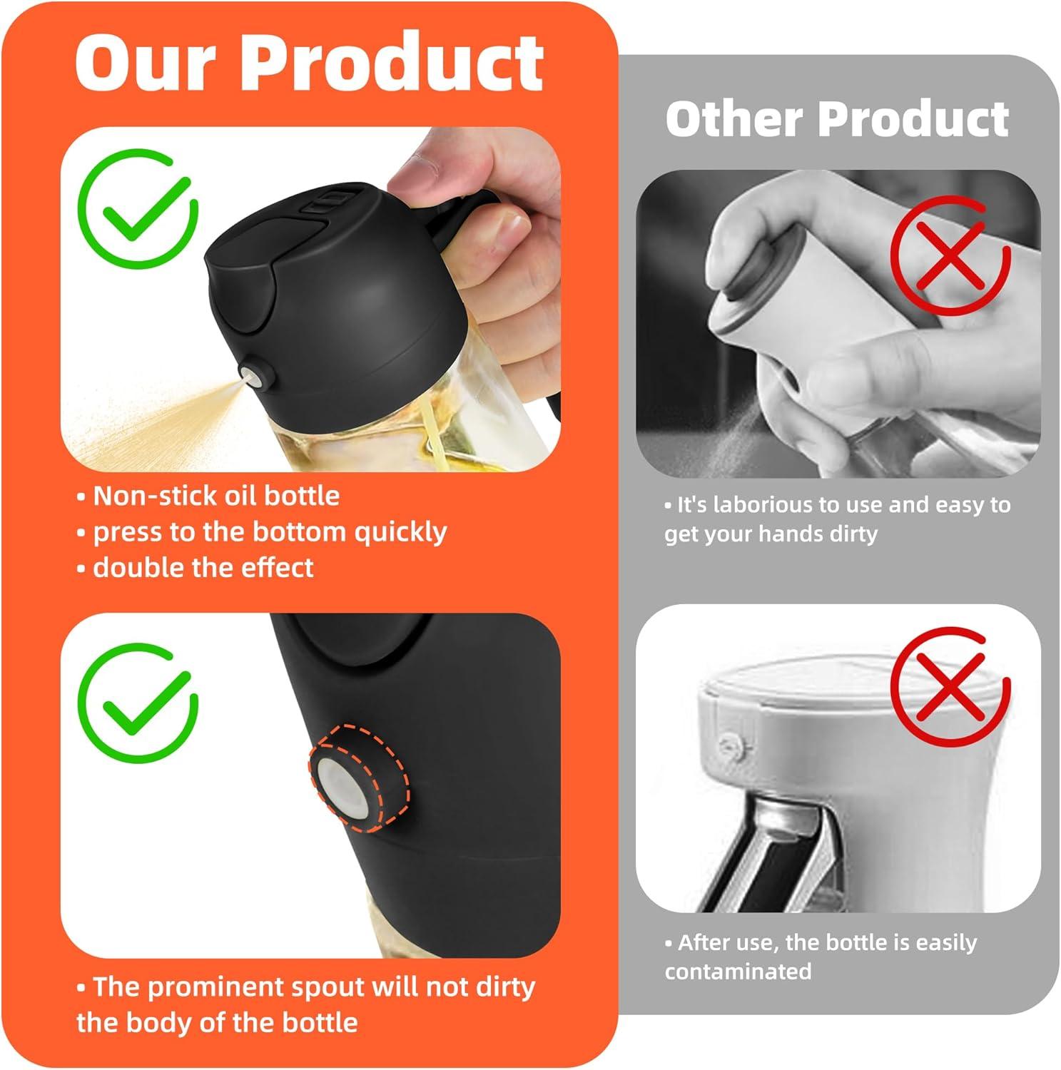 Enhancing Our Culinary Experience: A Review of TrendPlain's 2-in-1 Olive Oil Sprayer