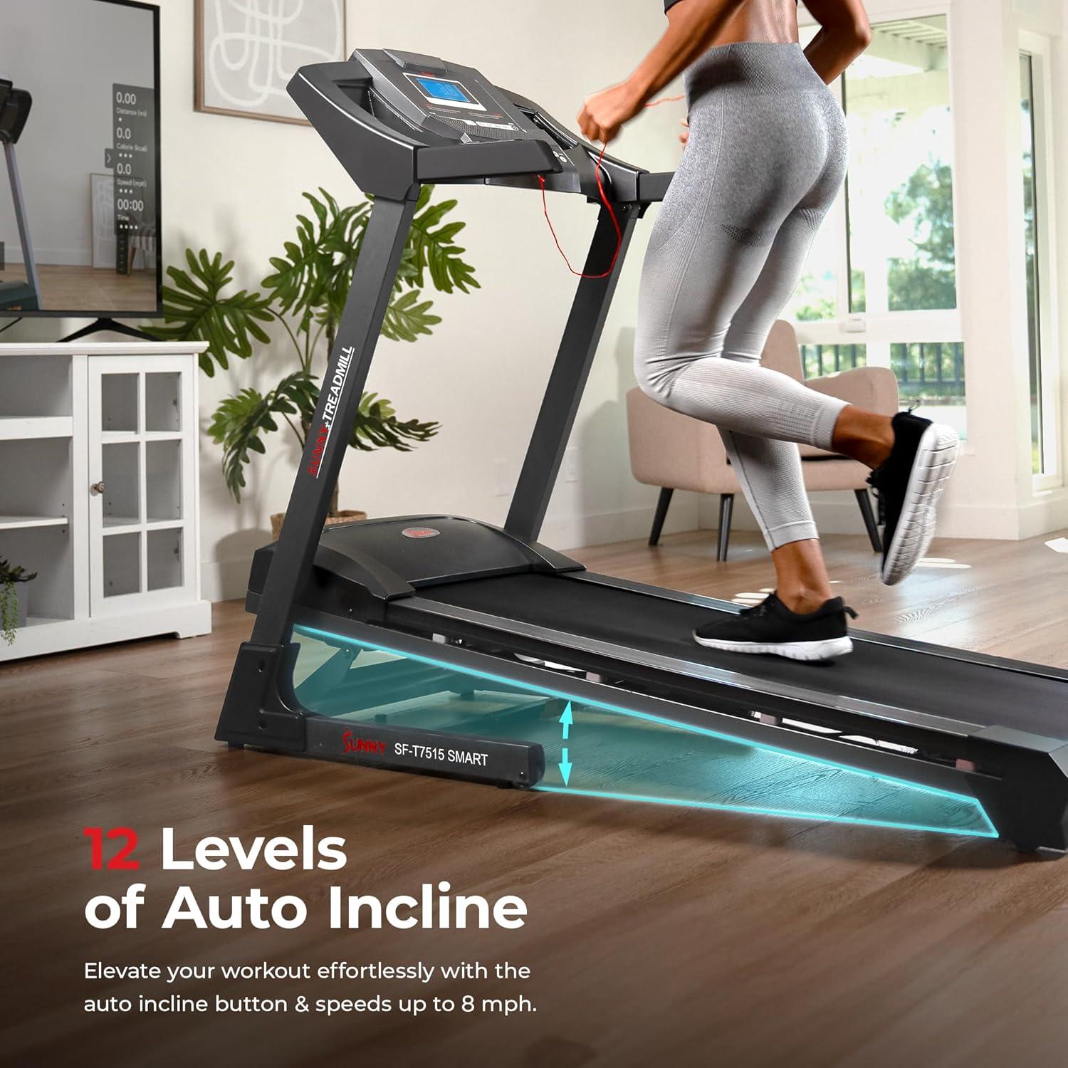 Discovering the sunny Health & Fitness Foldable Treadmill: Our Review