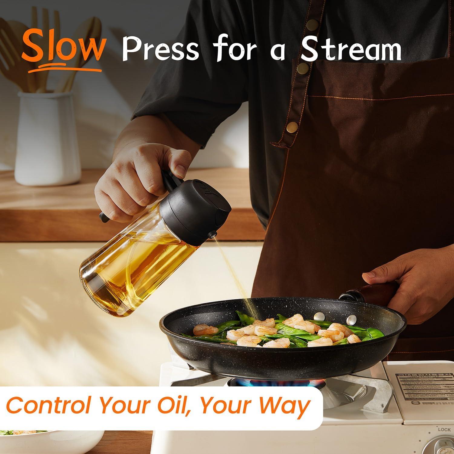 enhancing Our Culinary Experience: A Review of TrendPlain's 2-in-1 Olive Oil Sprayer