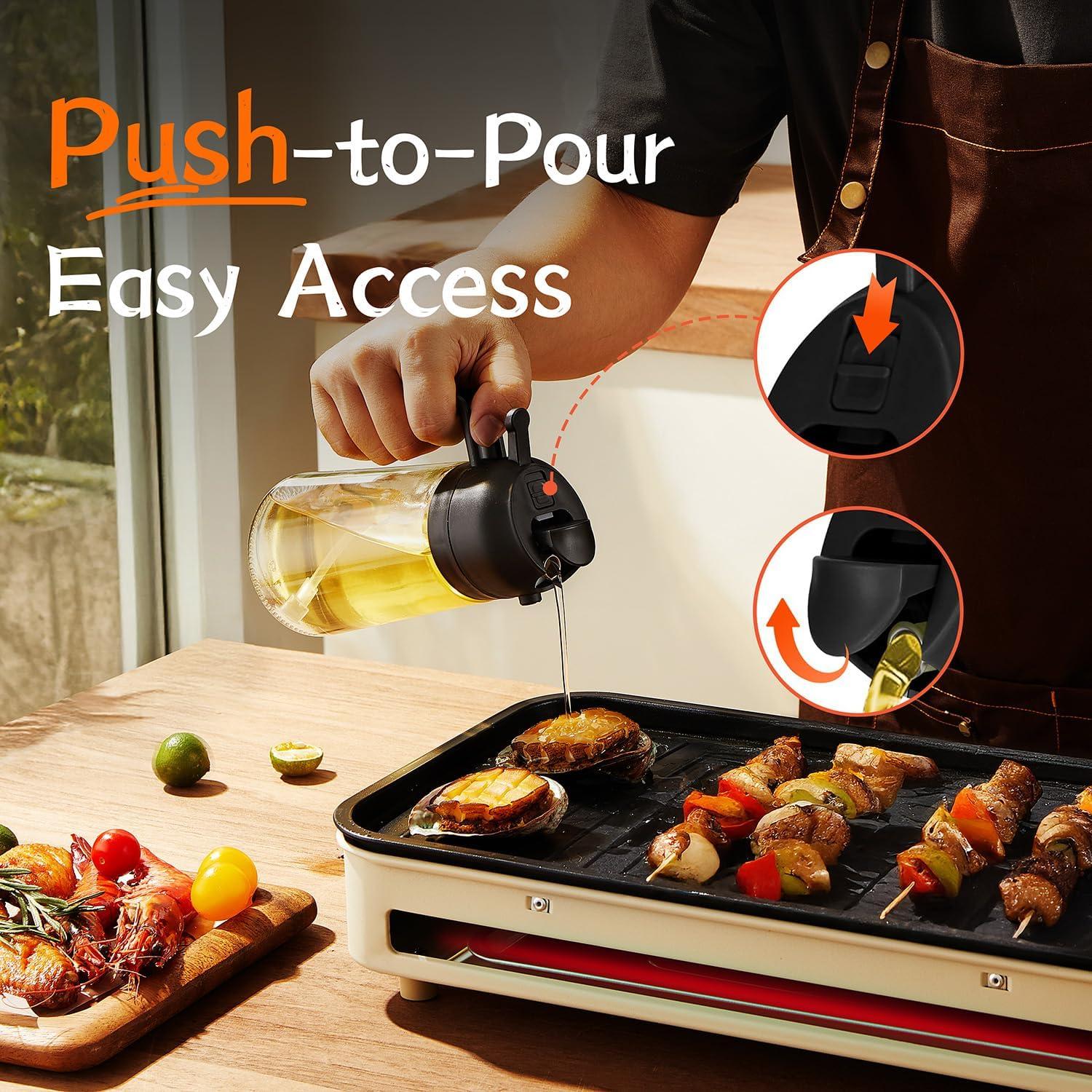 Enhancing Our Culinary Experience: A Review of TrendPlain's 2-in-1 Olive Oil Sprayer
