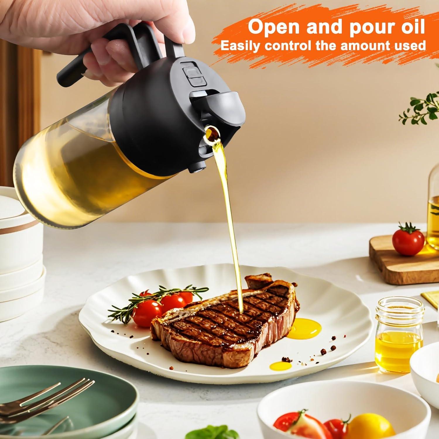Enhancing Our Kitchen: A Review of the 2 in 1 Glass Oil Sprayer