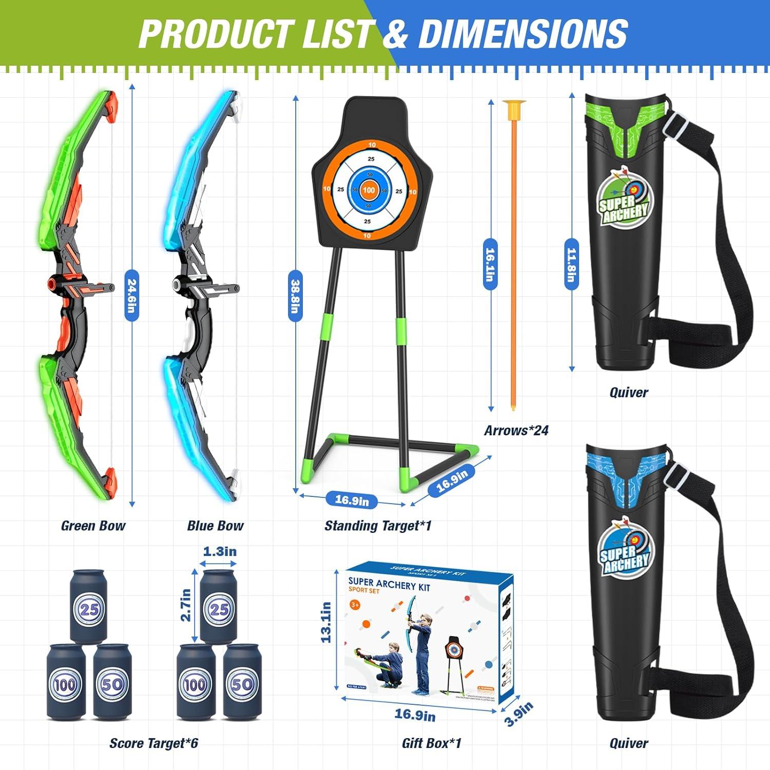 Exploring Fun and Safety: Our Review of the Kids' LED Archery Set