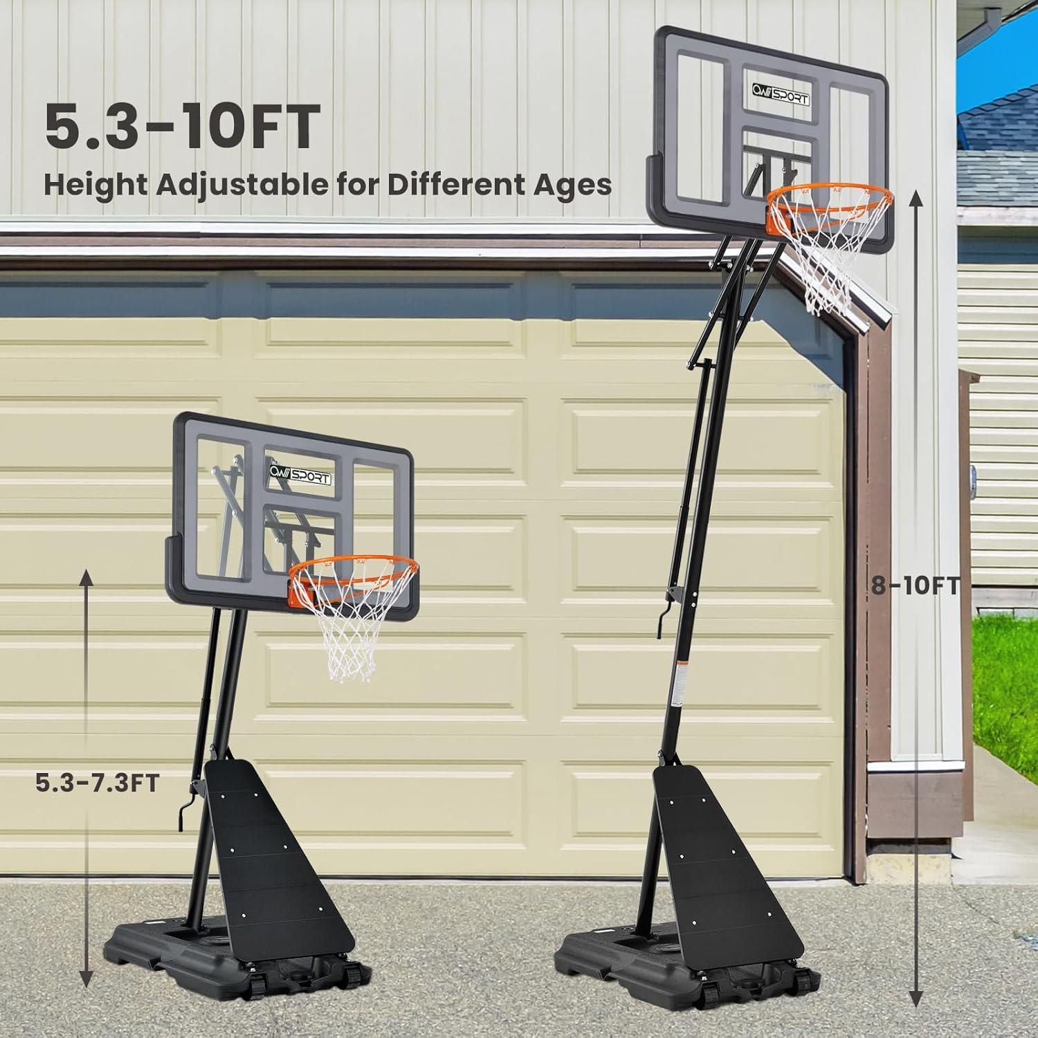Exploring the Versatility: Our Review of the Adjustable Basketball Hoop