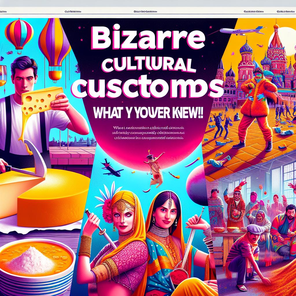 Bizarre Cultural Customs Around the Globe: What You Never Knew! - Viral ...
