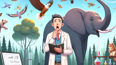 creat an image about the title Uncovering the Strange Behaviors of Animals You Never Knew