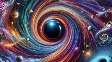 create an image about Mind-Bending Realities: Surprising Universe Wonders