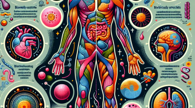 Generate a high-resolution, visually compelling image that creatively interprets the theme encapsulated by this post title: Astounding Body Facts: What Your Biology Textbook Didn’t Teach You