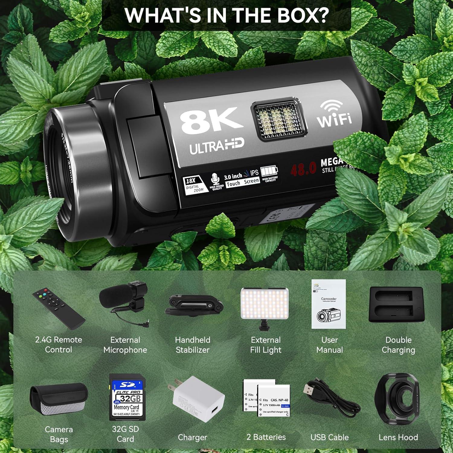 Our In-Depth Review of the MURAUX 8K Camcorder: Powerful &​ Easy