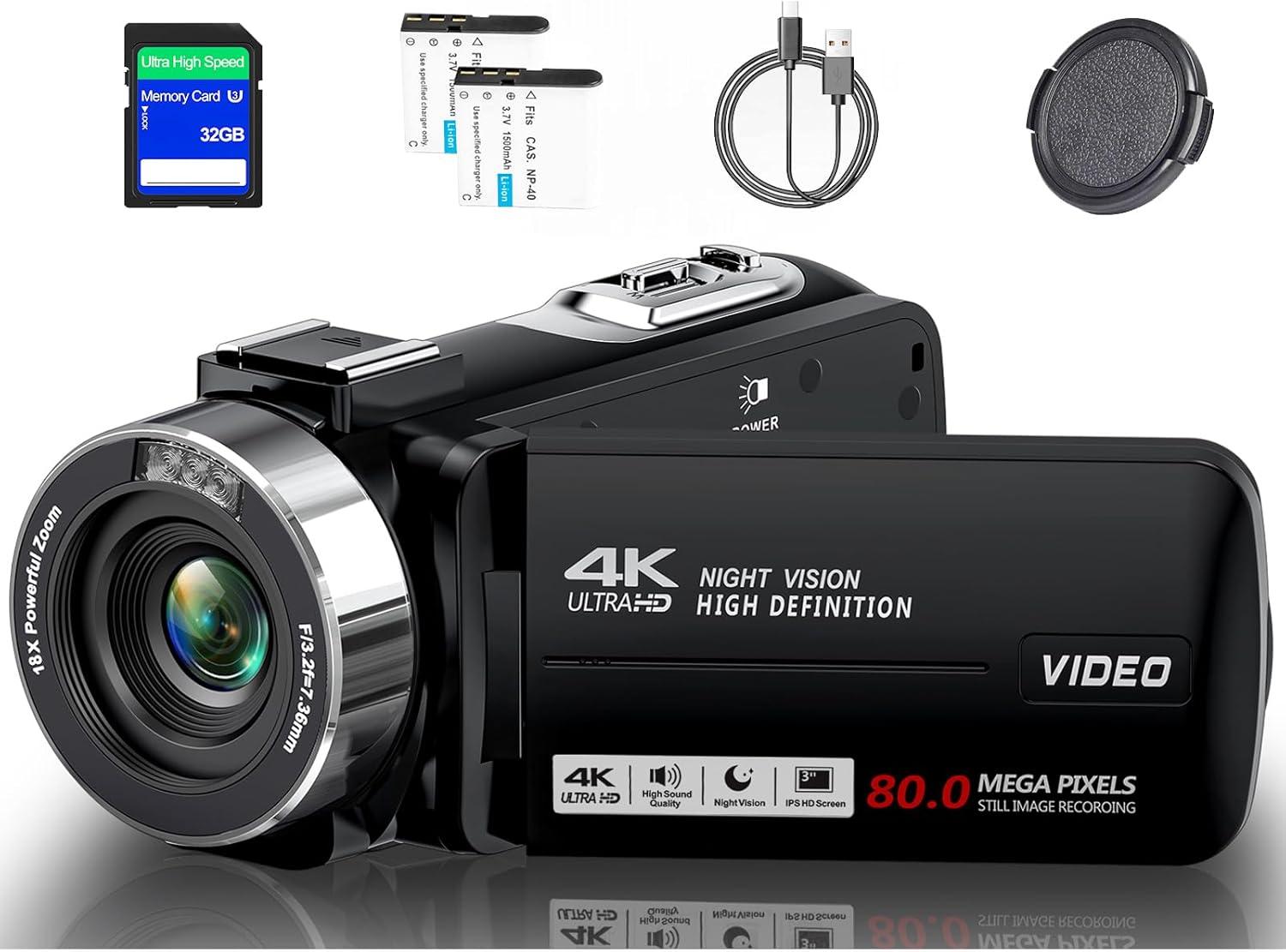 Our In-Depth⁢ Review ​of the⁤ 4K Ultra‍ Vlogging Camcorder with Night Vision