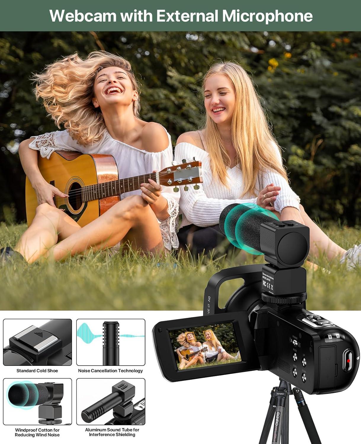 Our ⁢Detailed Review of the 4K 64MP Vlogging Camera ⁤with⁣ Stabilizer