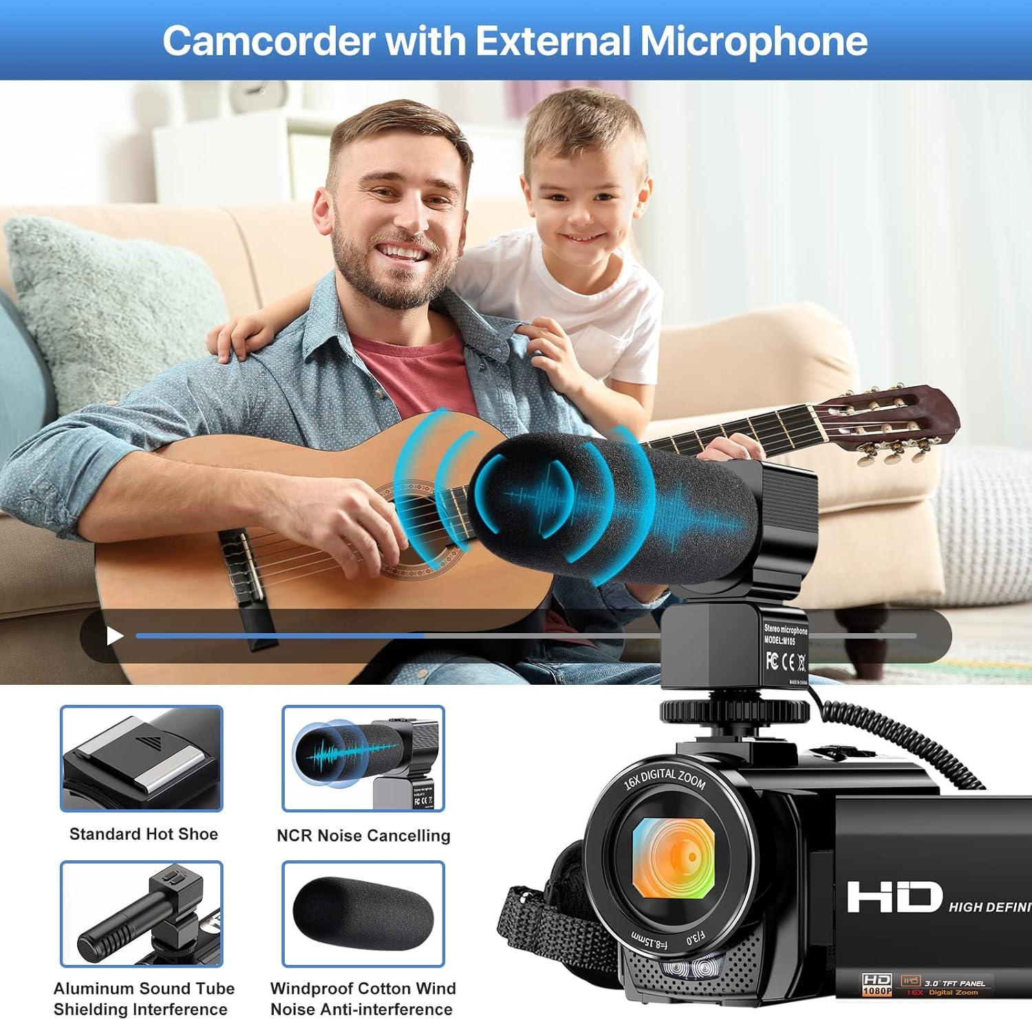 our In-Depth Review of the 1080P Vlogging Camcorder for ⁣Beginners