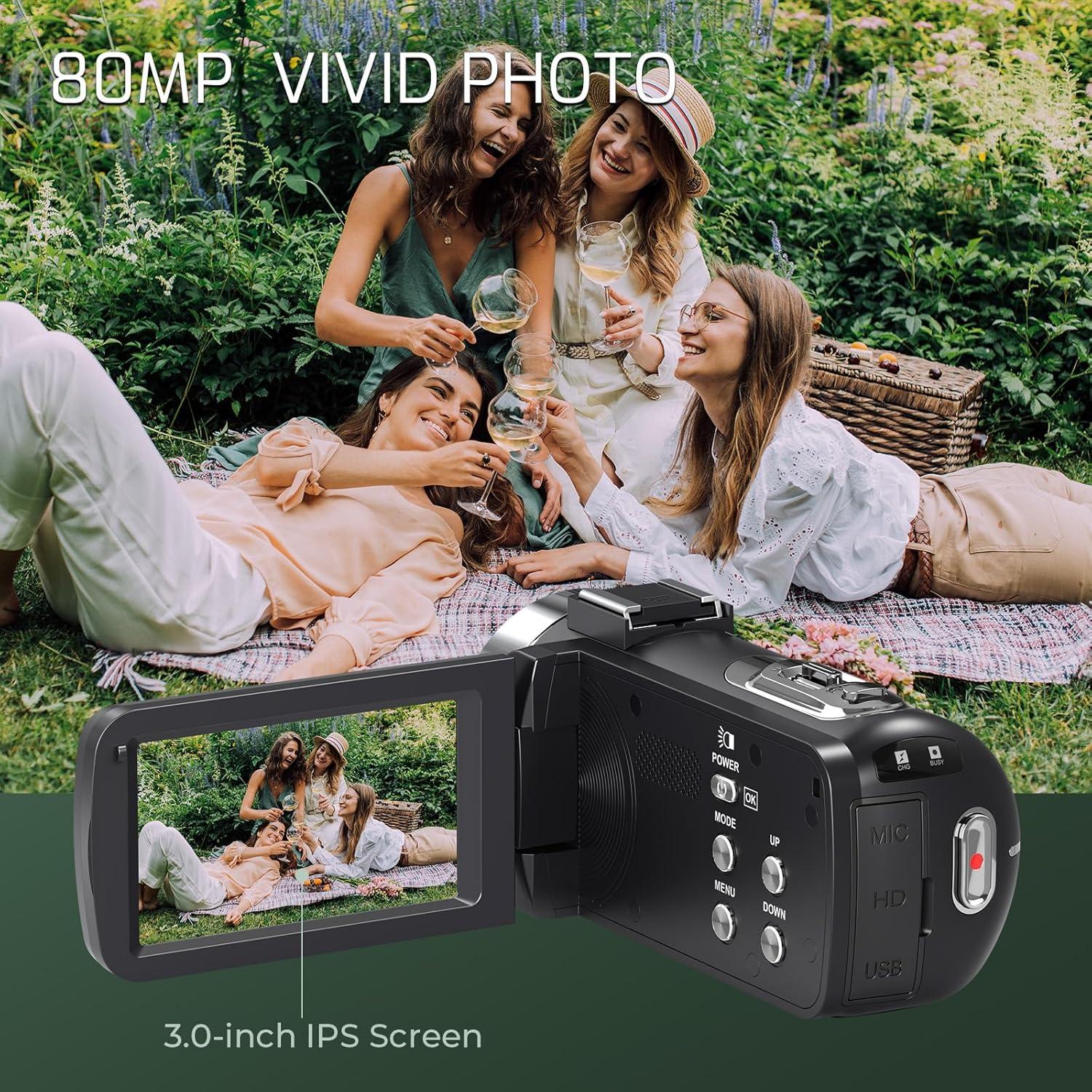 Our In-Depth​ Review‍ of the 4K Ultra Vlogging Camcorder with Night Vision