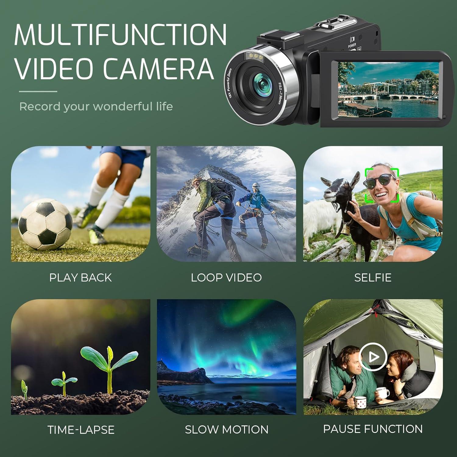 Our In-Depth Review of⁣ the‌ 4K Ultra ​vlogging Camcorder⁢ with Night Vision