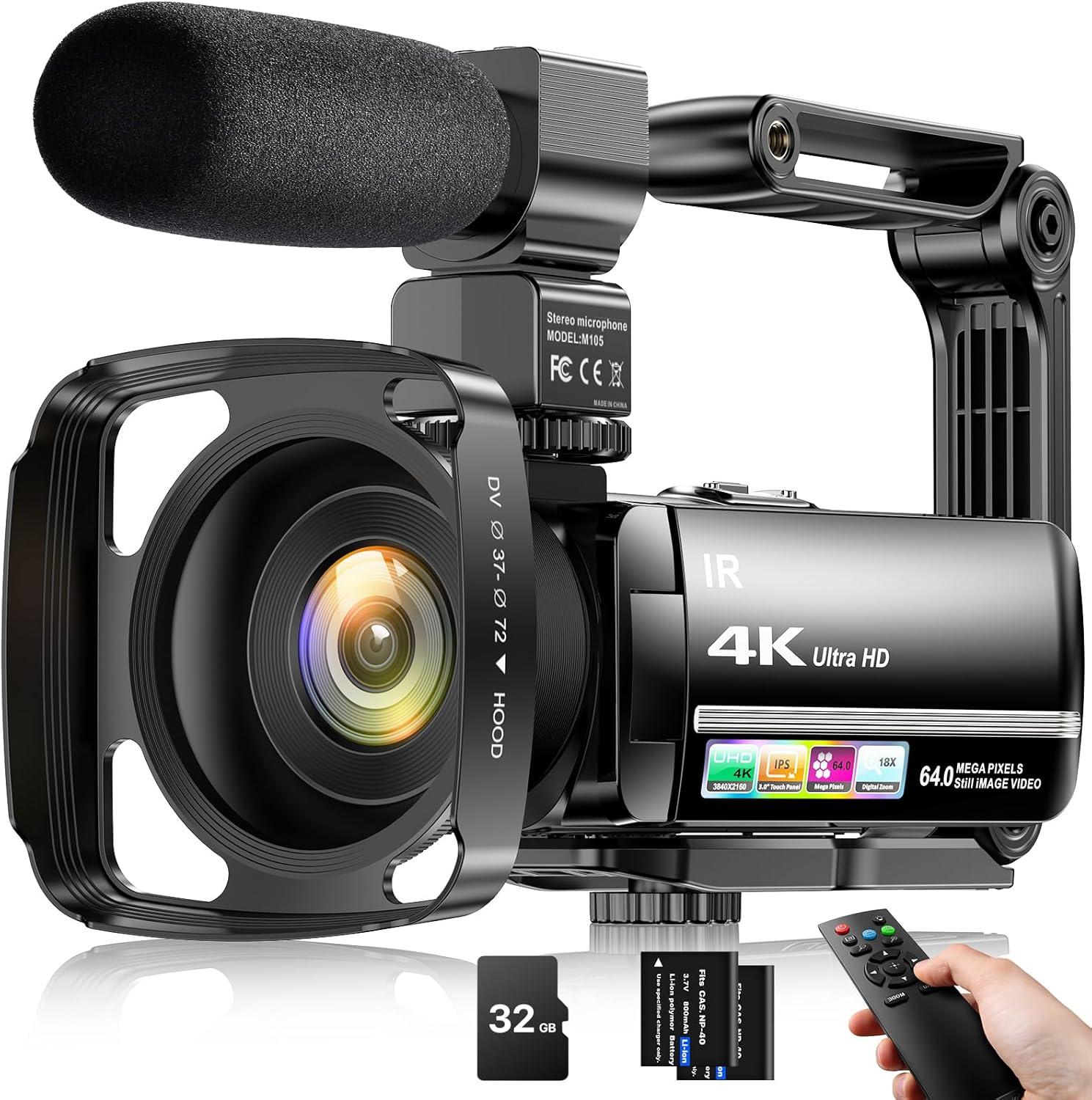 Our Detailed Review of the⁤ 4K ⁣64MP Vlogging camera with Stabilizer