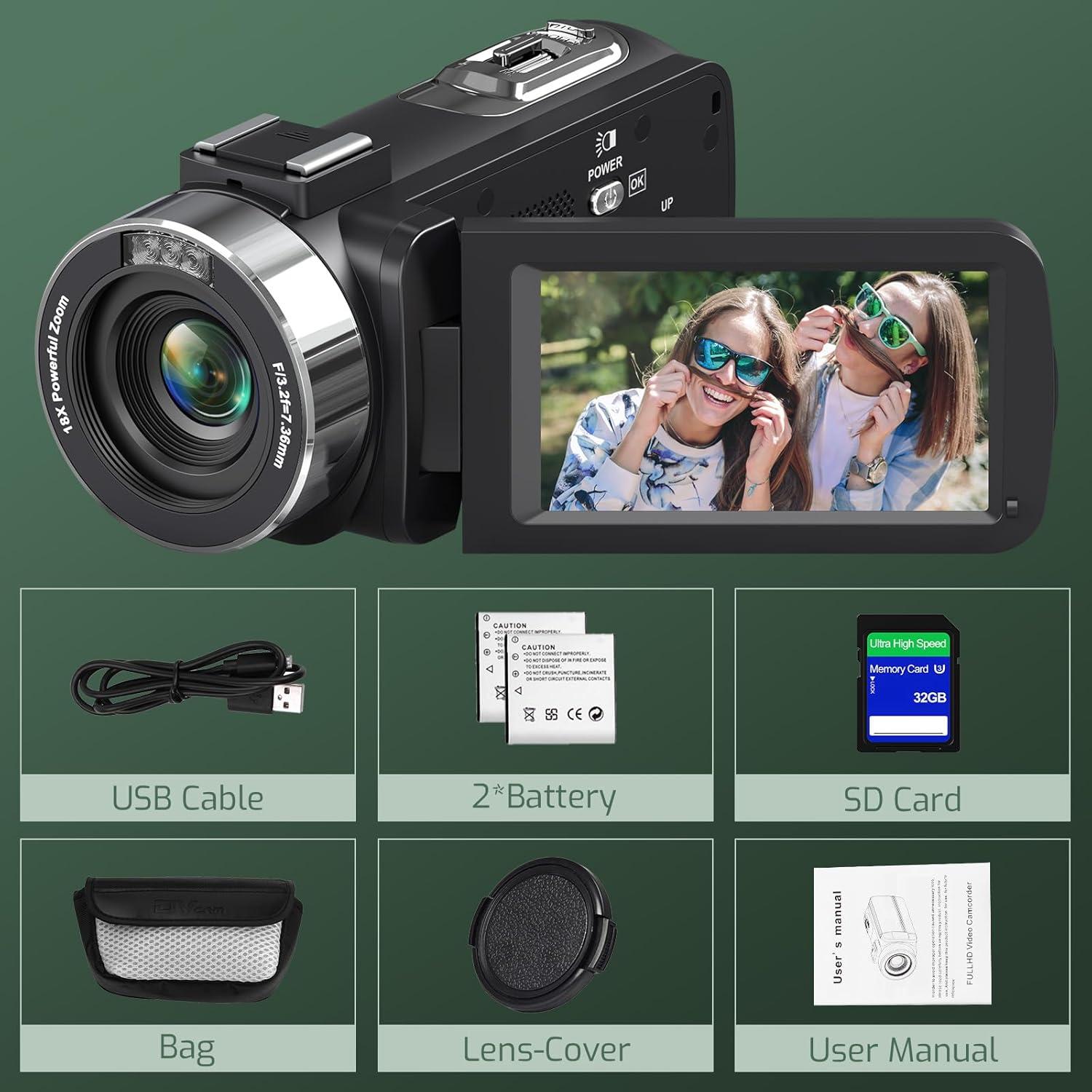 Our In-Depth Review of the⁤ 4K Ultra ‍Vlogging Camcorder with Night Vision