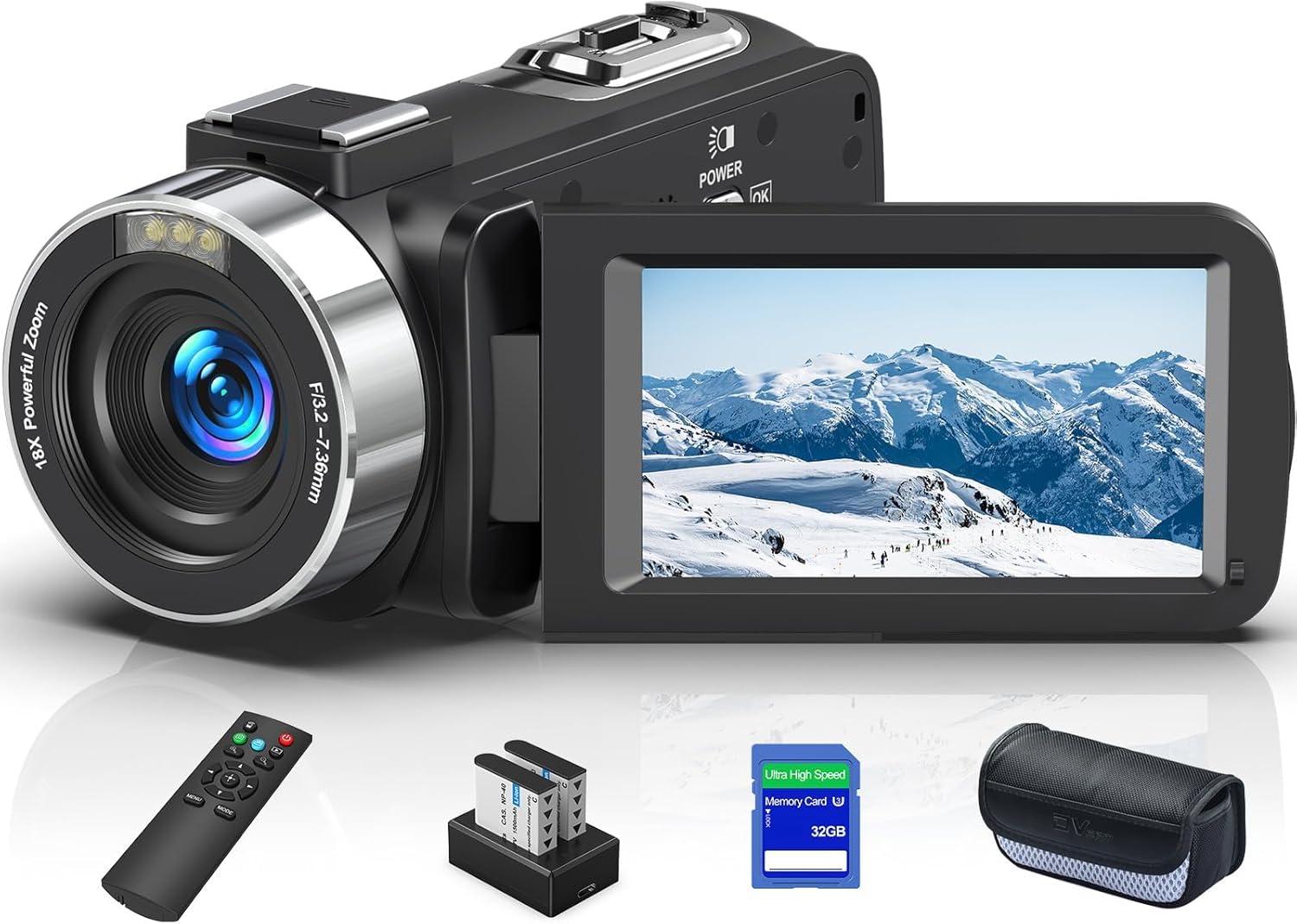 Our In-Depth Review of the 8K 64MP Vlogging Camcorder with Wi-Fi & Night Vision