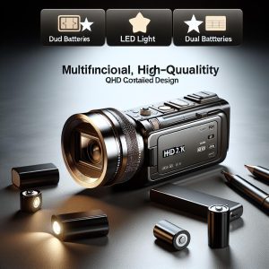 Our Review: Versatile QHD 2.7K Camcorder with LED & Dual Batteries