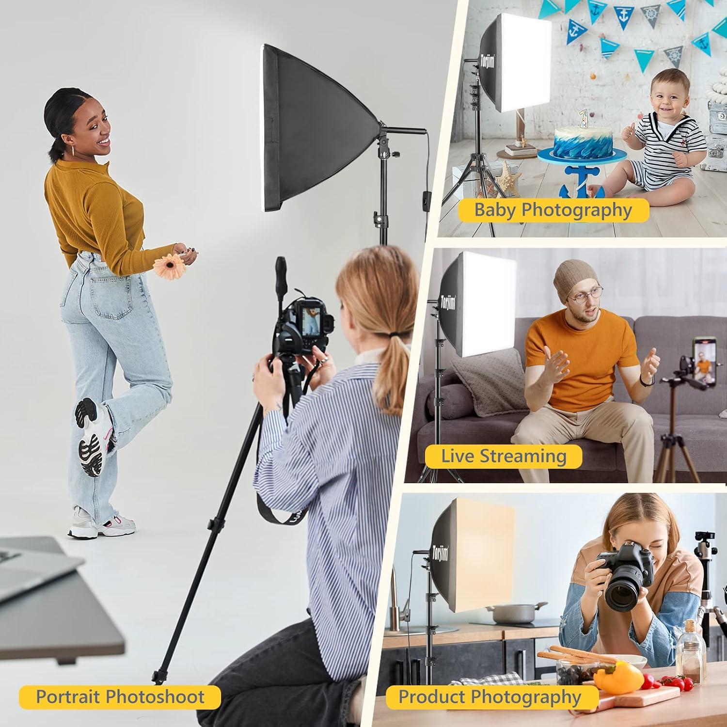 Our Review of the Torjim Softbox Kit: ‍Bright, Stable, and Versatile