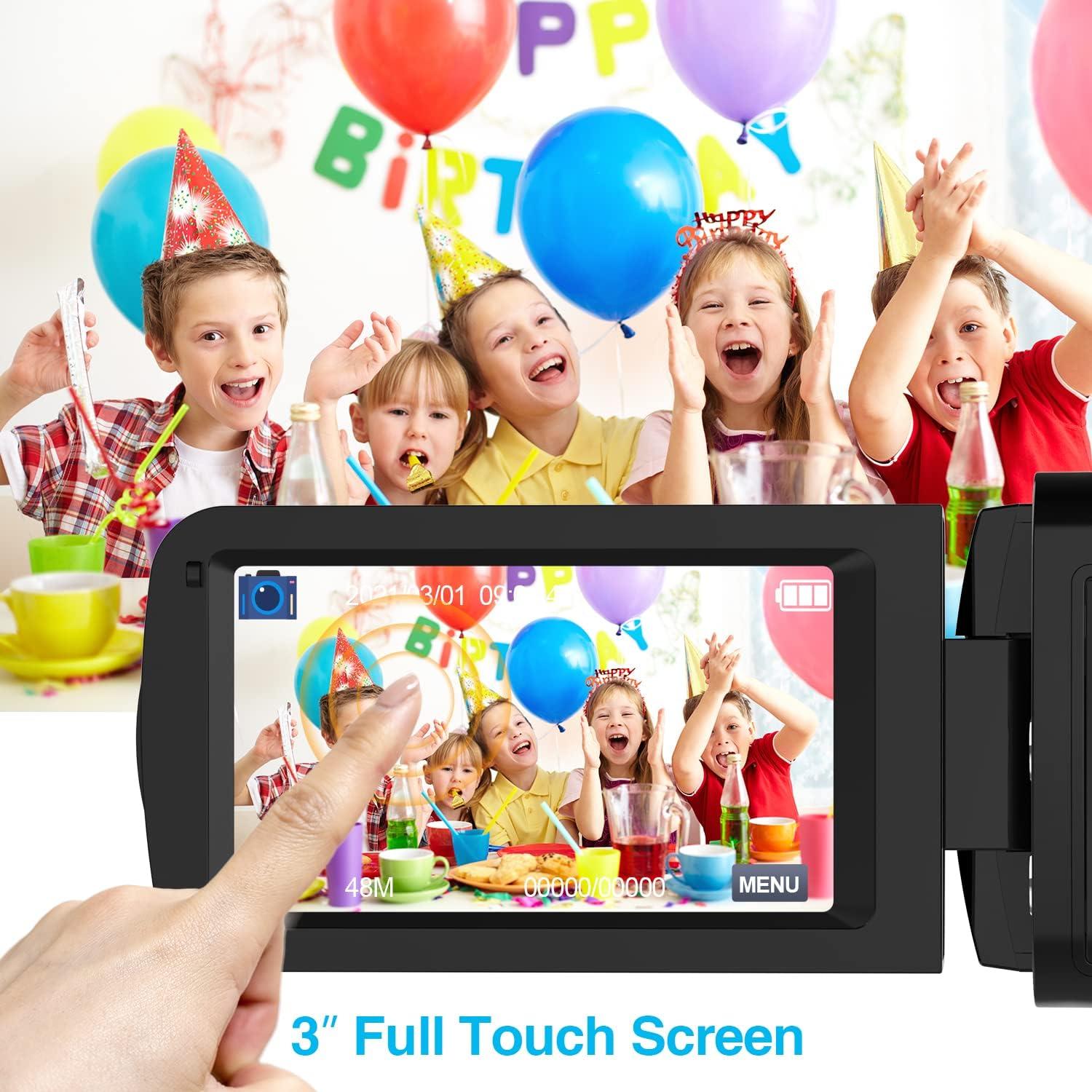 Our In-Depth Review: 4K Camcorder with Night Vision & ‌APP Control