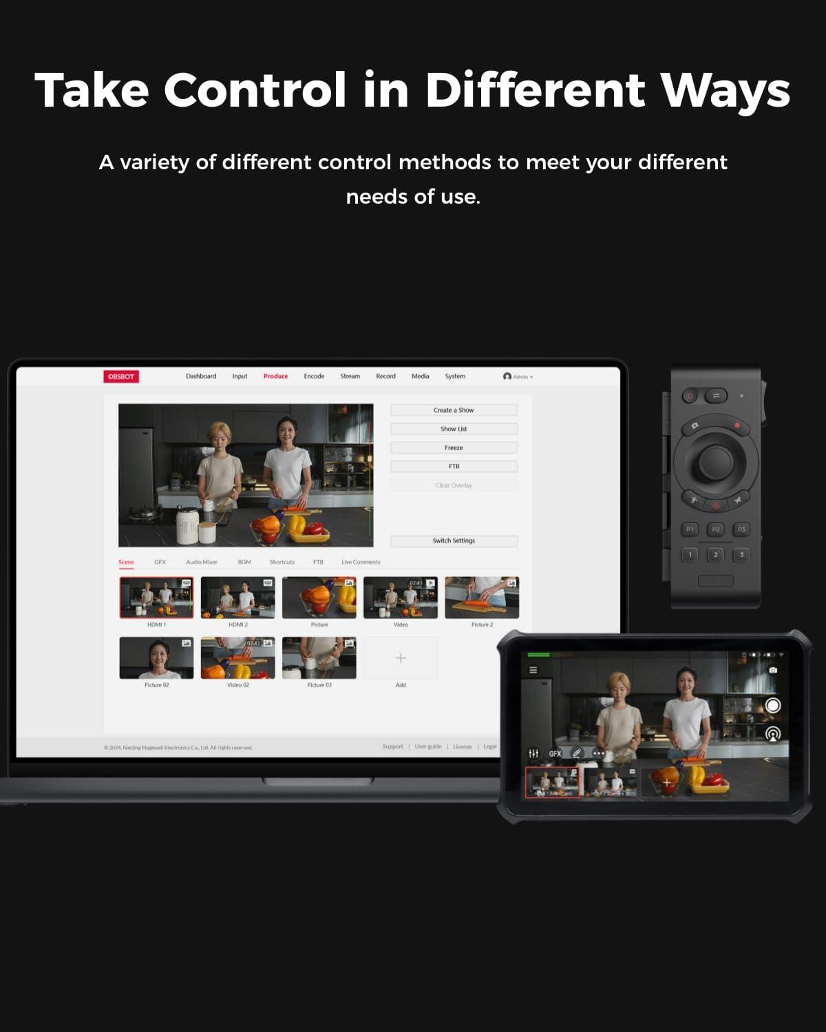 Our In-Depth Review of the OBSBOT​ Talent:​ Versatile All-in-One Video Mixer