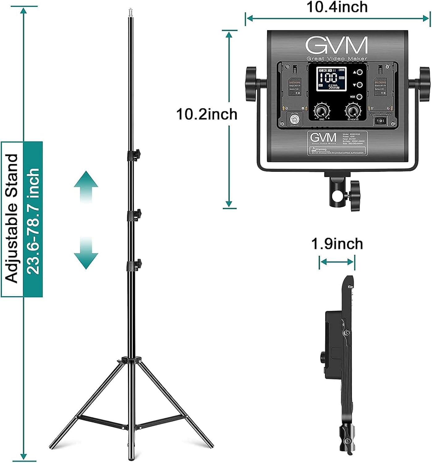 Our in-Depth Review of the GVM 60W RGB LED ⁤Video Light Kit