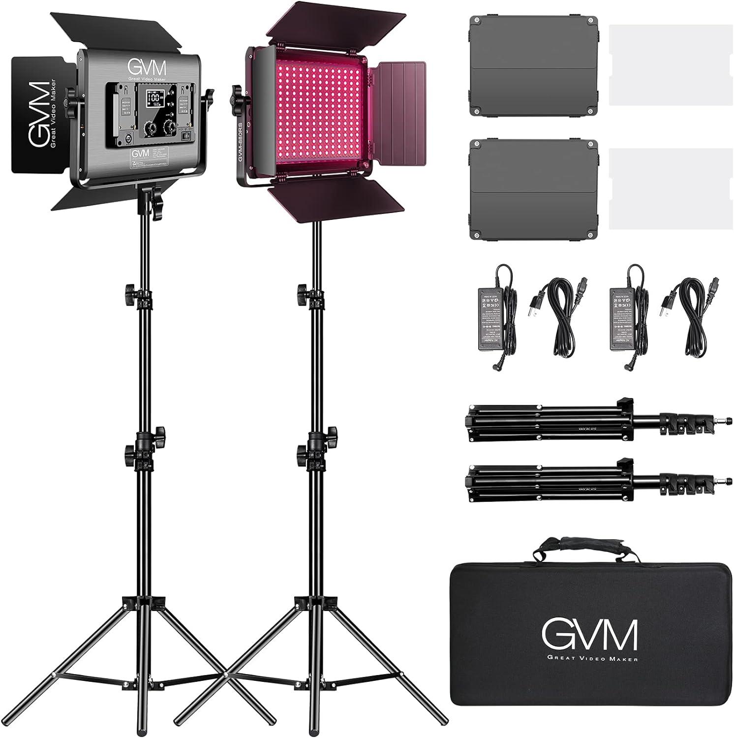 Our In-Depth Review of the GVM 60W RGB ⁣LED Video Light Kit
